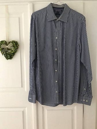 Tommy Hilfiger Herren Hemd M/L blau