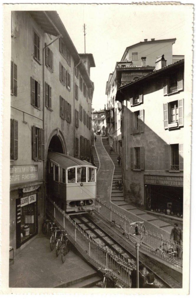 Cartoline postali: Lugano - Standseilbahn Stazione – Usato da Binningen venduto da Mountainrider