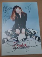 Sandra Calderón geb. Schwarzhaupt - signierte Autogrammkarte