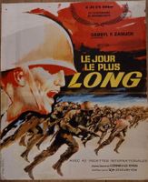 belle affiche de cinéma "le jour le plus long"