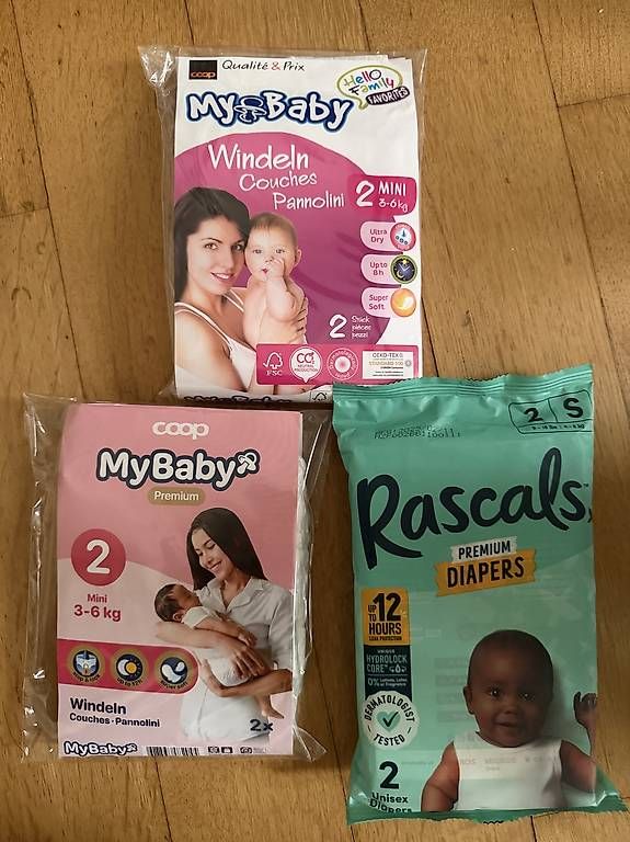 Pampers Windeleimer & Windeln: Pampers Gr 2 4-8 Kilo – Gebraucht aus Baden von mel_v7rg 1