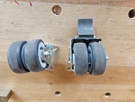 Apparate Doppelrollen lenkbar 8 Stück