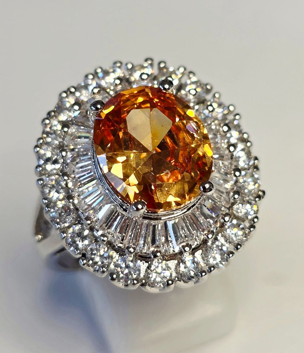 Bagues: Edelstein Silber Fingerring – Neuf (Voir description) à Zürich par adriben