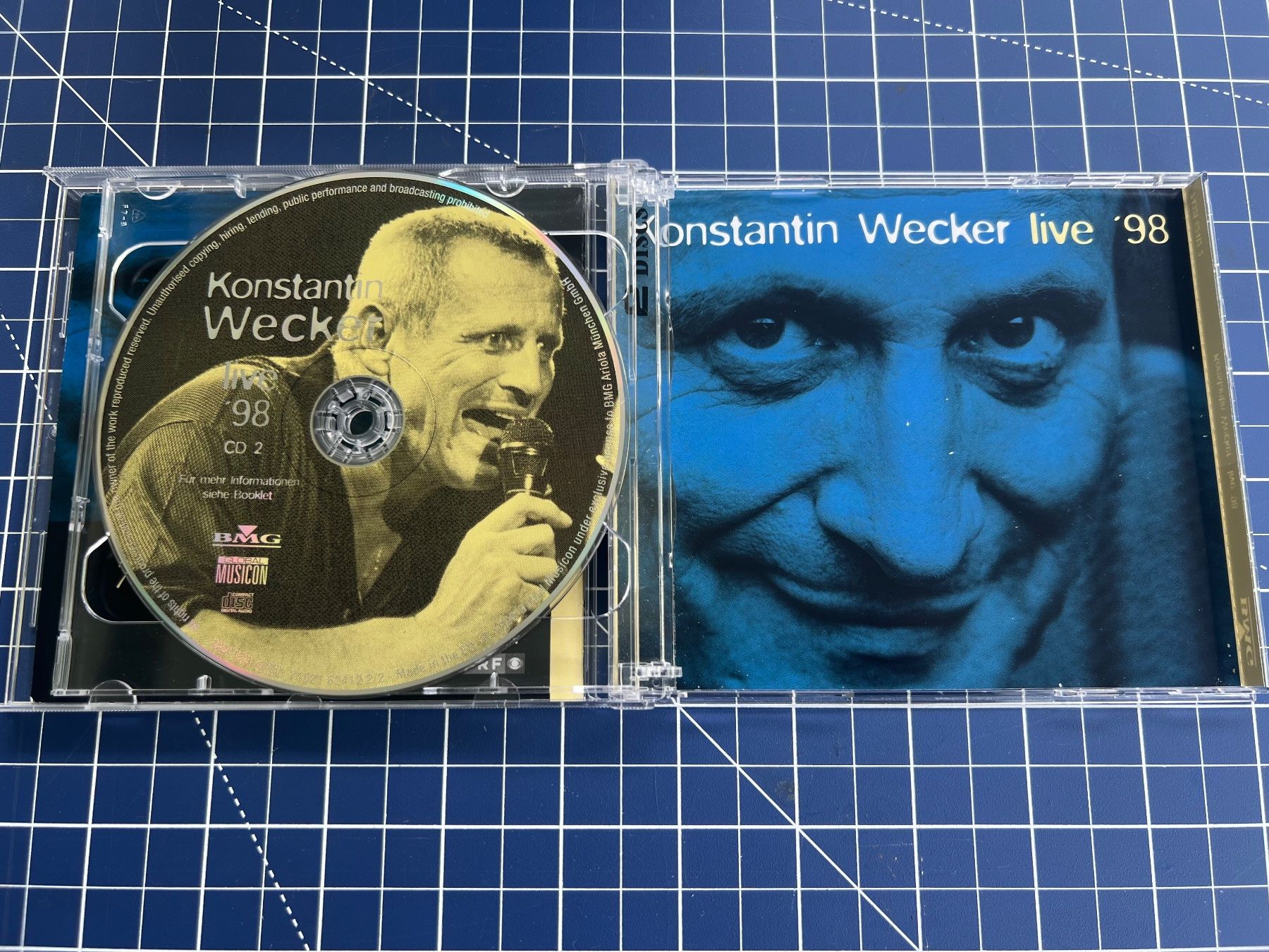 CD: Konstantin Wecker – Live '98 – Usato da st.gallen venduto da sophiephie 2