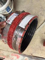 VPC Rohrkupplung, Ø250mm Spannbereich 250-324mm