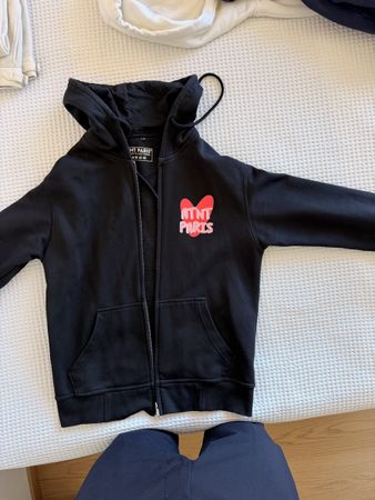 Kapuzenjacke ATNT Paris schwarz Grösse M guter Zustand