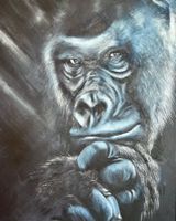 Originalgemälde Gorilla Grossformat Acryl auf Leinwand