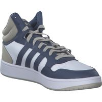 ADIDAS Sneakers, Hoops 3.0 mid, weiss/blau Gr.UK8/EUR42