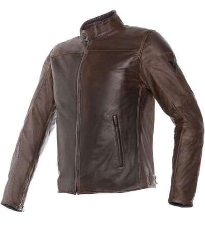 Motorradjacke Lederjacke Dainese Mike + Rückenschutz Dainese