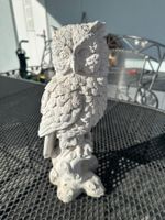 Eule Uhu Figur Gartendeko Vintage 🦉 Frühlingsdeko!