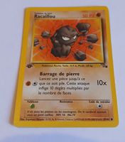 Carte Pokémon Racaillou Edition 1 FR 1999-2000 