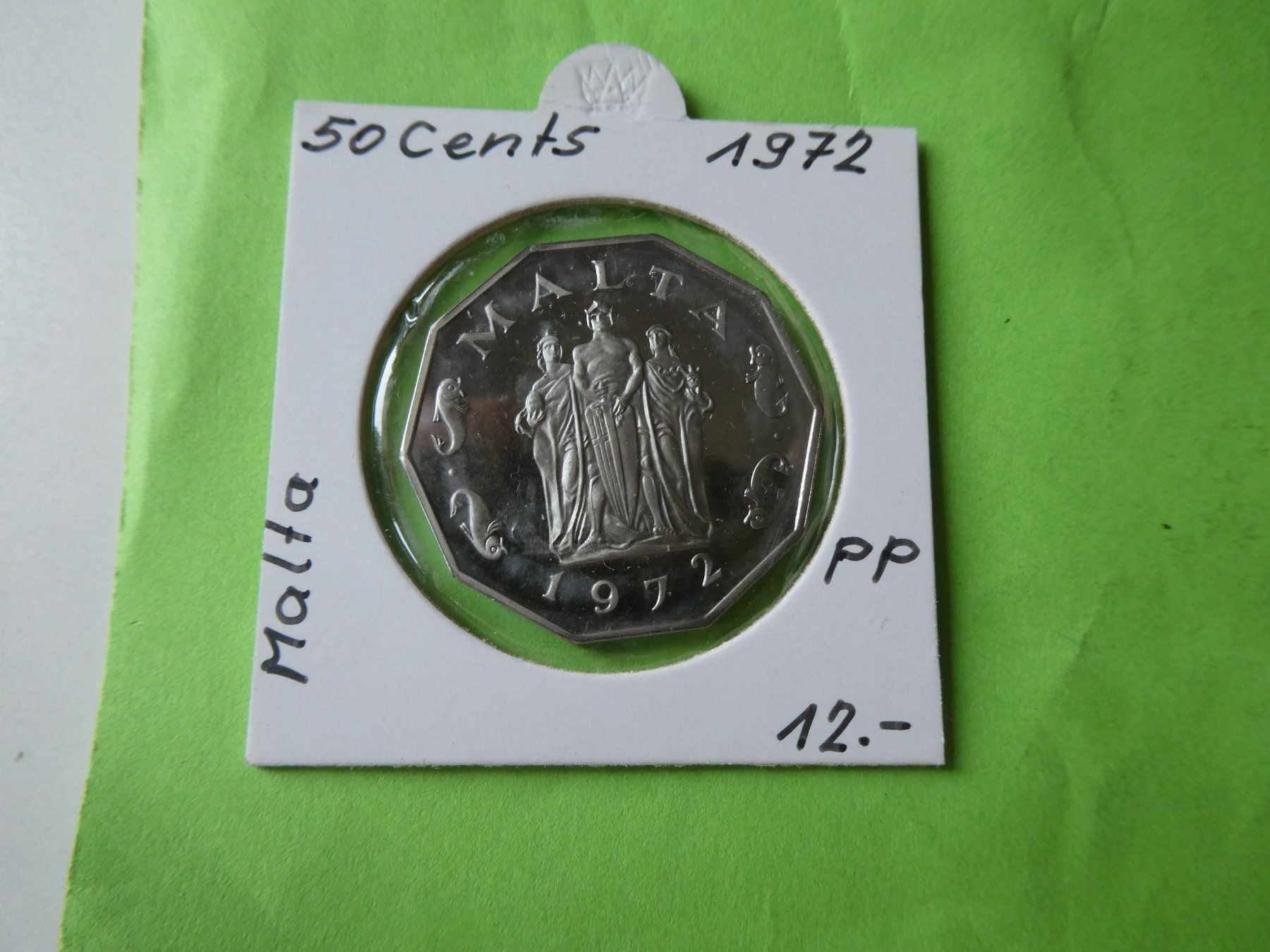 Toutes les monnaies: Malta 1972, 50 Cents   PP – D'occasion à Hinterforst par Rohusri