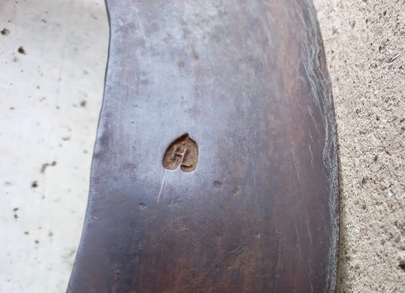 Elettrodomestici da cucina: antikes Wiegemesser handgeschmiedet gemarkt – Usato da Burgdorf venduto da glasrabe01 3