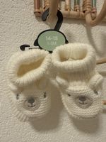 Babyschuhe gestrickt weiss Grösse 14-15 neu mit Etikette