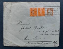 Brief 1924, 2er Bloch Tellknabe 5, + sitzende Helvetia 30