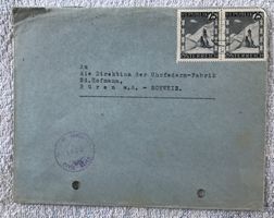 ANTIKER BRIEFUMSCHLAG ZENSUR ÖSTERREICH