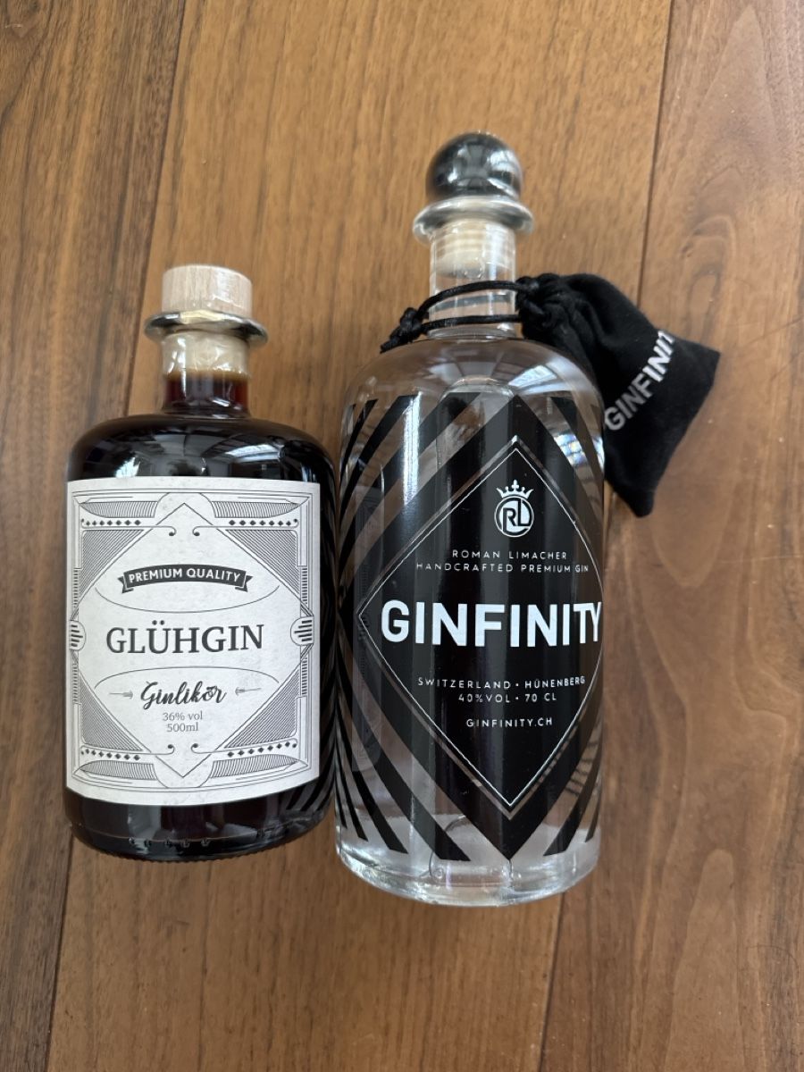 Spirituosen: 2 Flaschen Gin, Ginfinity und Glühgin – Neu und originalverpackt aus Baar von moritz1960