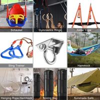 Deckenhaken Schaukelhaken Set 360°Drehe