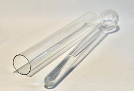 Glasobjekt aus Laborbestand.