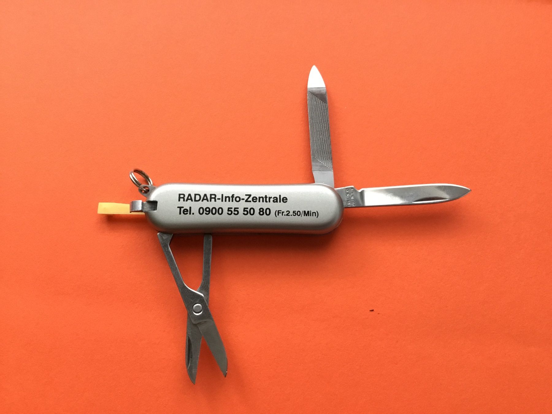 Taschenmesser: Sackmesser Neu mit Radar Info- Zentrale.  Werbung – Neu (gemäss Beschreibung) aus St. Margrethen SG von alfapeugeot10 3