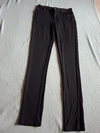 Pantalon noir  taille 34 75% coton marque Norwiss l
