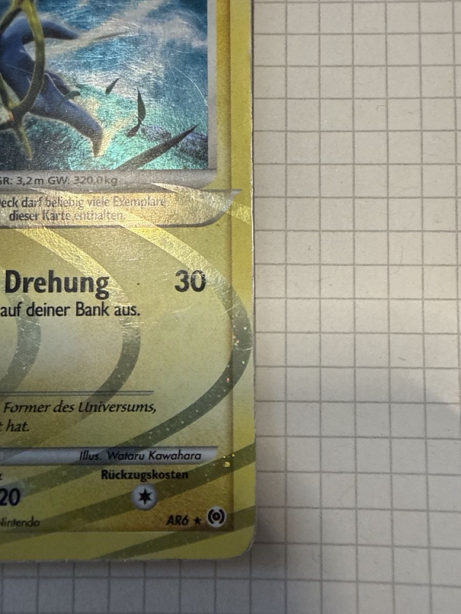 Pokémon Cartes à collectionner: Arceus Lv 100 AR6 poor  – D'occasion à Gudo par ken_dr92 3