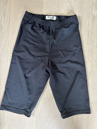 Schwarz Radlerhosen Rework Grösse S / klein geschnitten
