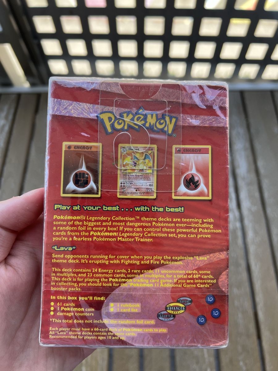 Pokémon Sammelbilder & Trading cards: Pokemon Vintage Legendary Deck Lava 2002 Sealed – Gebraucht aus Capolago von umbycards 1