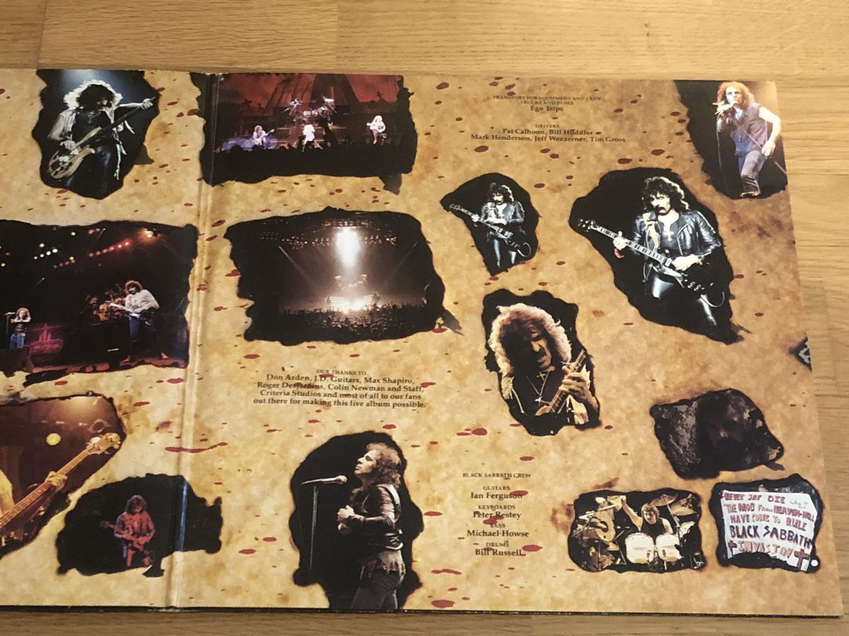 Vinyles: BLACK SABBATH. 1983. live evil – D'occasion à Faulensee par Mizuno06 2