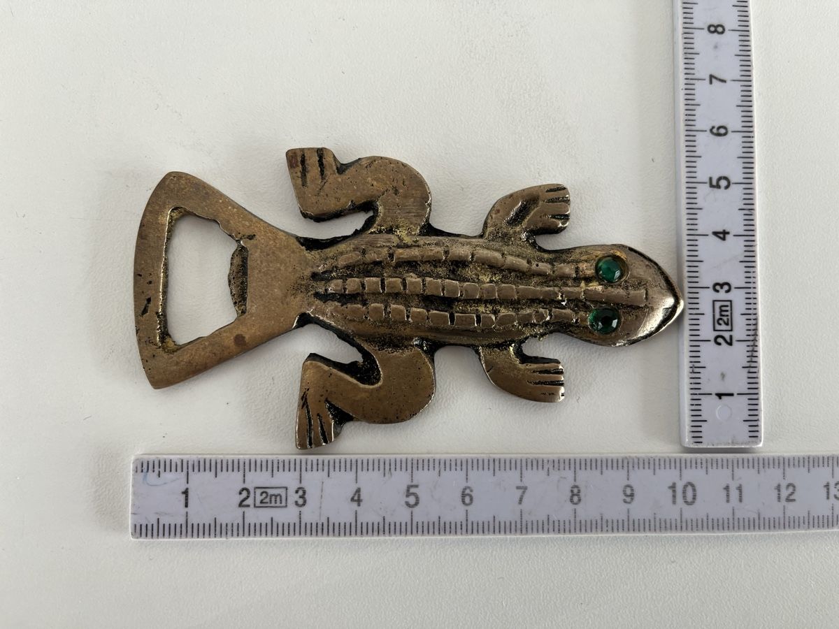 Tutte le decorazioni: Eidechse Flaschenöffner aus Messing – Usato da Wetzikon ZH venduto da seli03 5