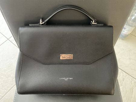 Tasche Lancaster schwarz Leder Damen guter Zustand