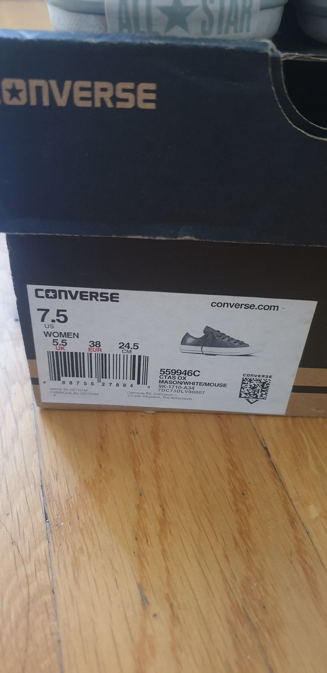 Converse Scarpe da donna: Converse All Star Sneaker grau Grösse 38 – Usato da Rottenschwil venduto da paw_8rdy 5