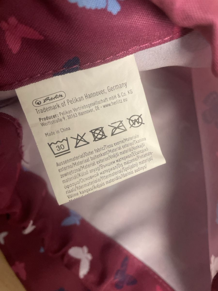 Borse & Zaini: Turnbeutel Herlitz Schmetterlinge lila neu – Nuovo (secondo la descrizione) da Obergerlafingen venduto da cabo4 2