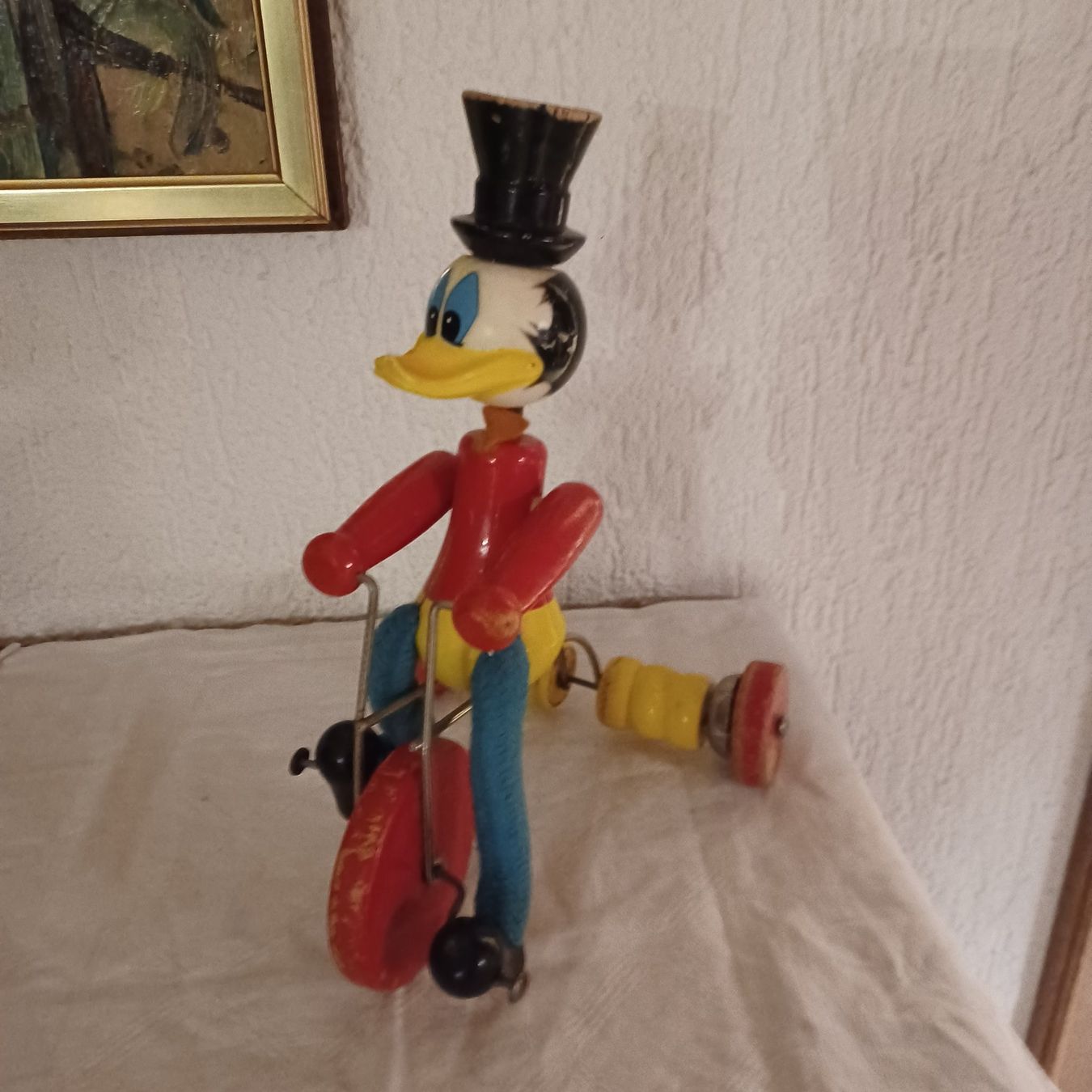 Disney Statuette: Selten Donald Duck auf Tretvelo – Usato da Abtwil SG venduto da luupsy 1