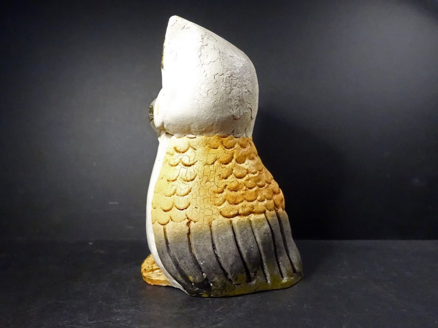 Figuren: Eule mit Goldakzenten – Gebraucht aus Russikon von Eulenfeder 3