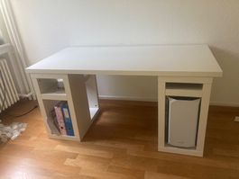 Schreibtisch Ikea weiss