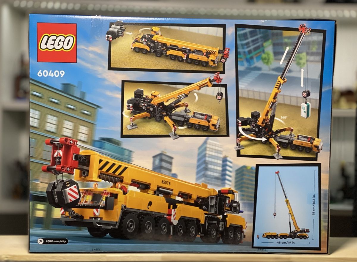 Lego Kit di costruzioni: LEGO City Mobile Construction Crane 60409 – Nuovo e nell'imballaggio originale da Appenzell venduto da RMBricks 1