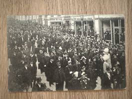 Alte Ansichtskarte Brüssel 1909 – Beerdigung König Leopold