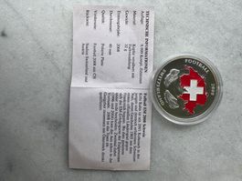 Münze EM 2008 Schweiz