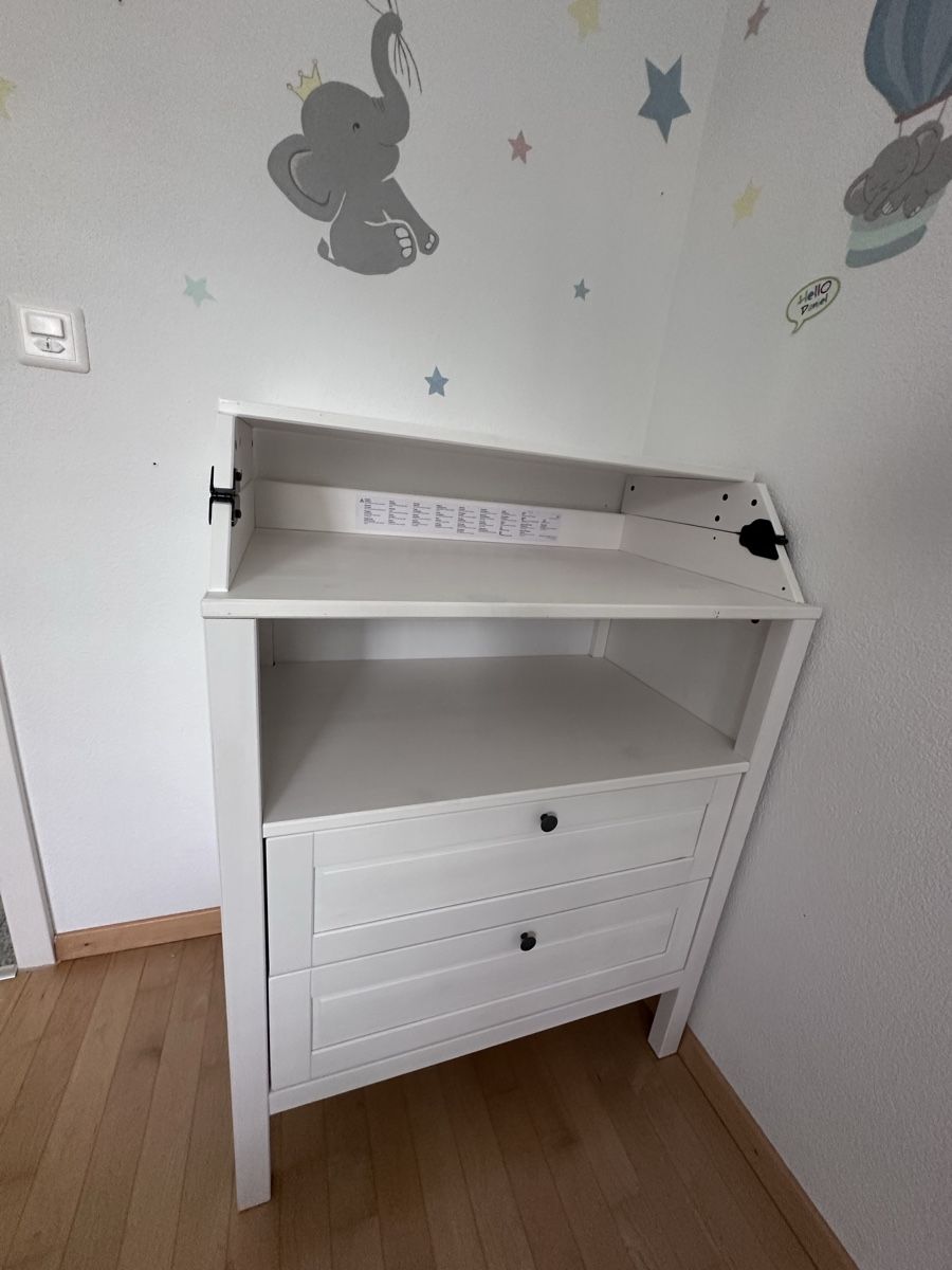Ikea Wickeltisch & Zubehör: IKEA SUNDVIK Changing table white – Neu (gemäss Beschreibung) aus Bülach von VM8392X 2