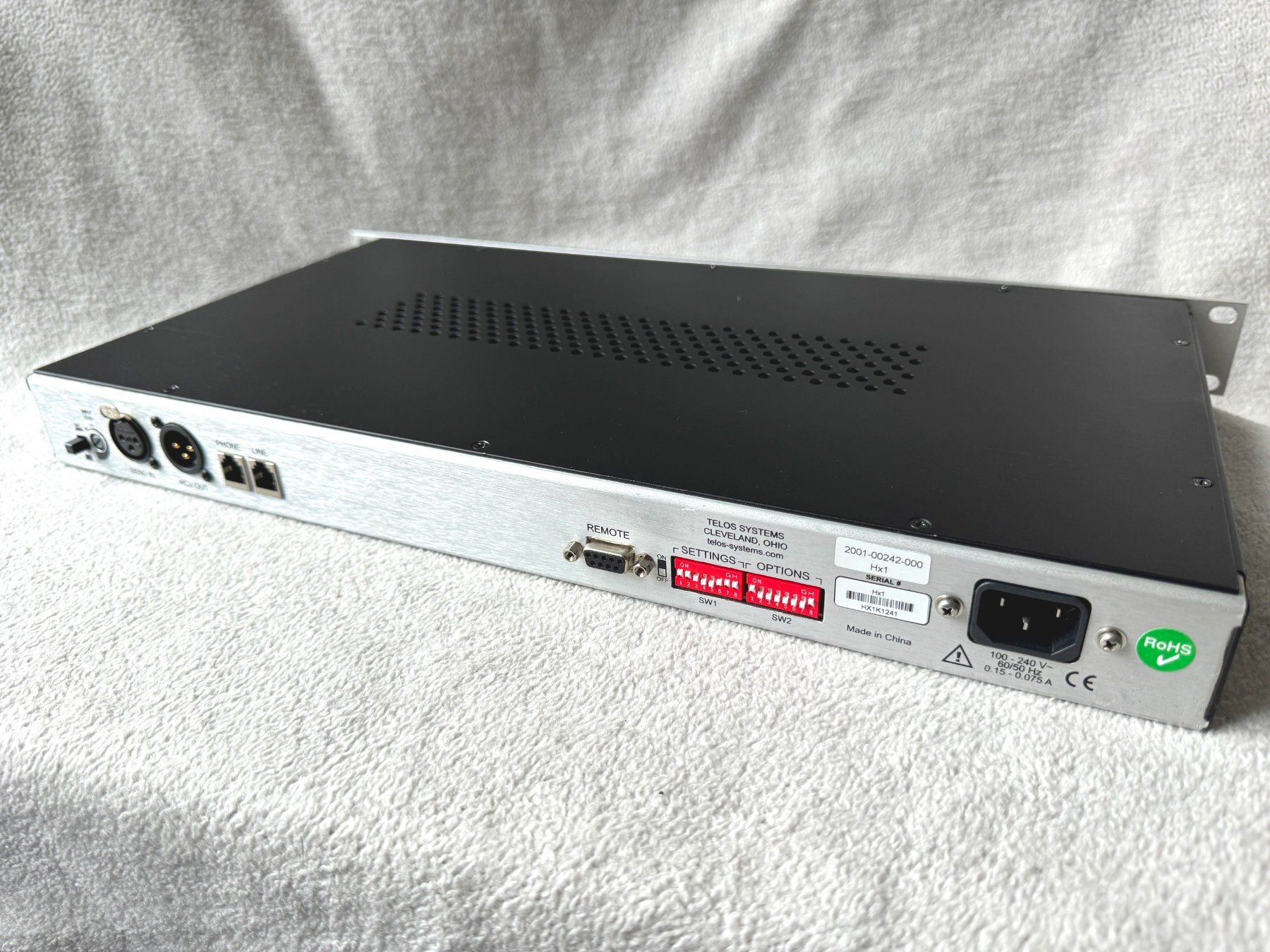 Attrezzatura per studi di registrazione: Telos Hx1 DIGITAL TELEPHONE INTERFACE Hybrid Broadcast audio – Usato da Zürich venduto da Malco0 3