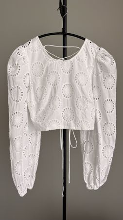Sommer Bluse „Subdued“ Weiss Gr. S neuwertig