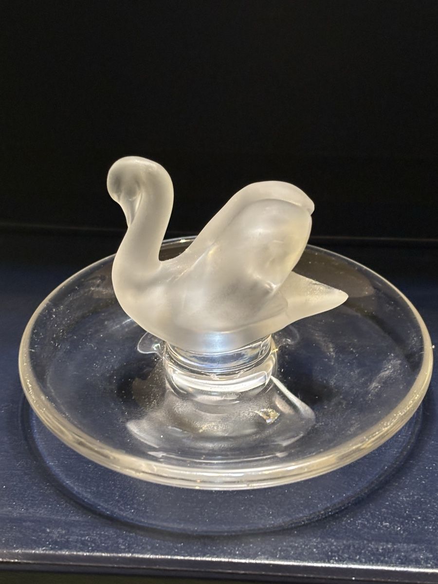 Lalique Figuren: LALIQUE SCHWAN FIGUR AUF UNTERTELLER – Neu (gemäss Beschreibung) aus Adlikon b.Regensdorf von Crystaldragon09 6