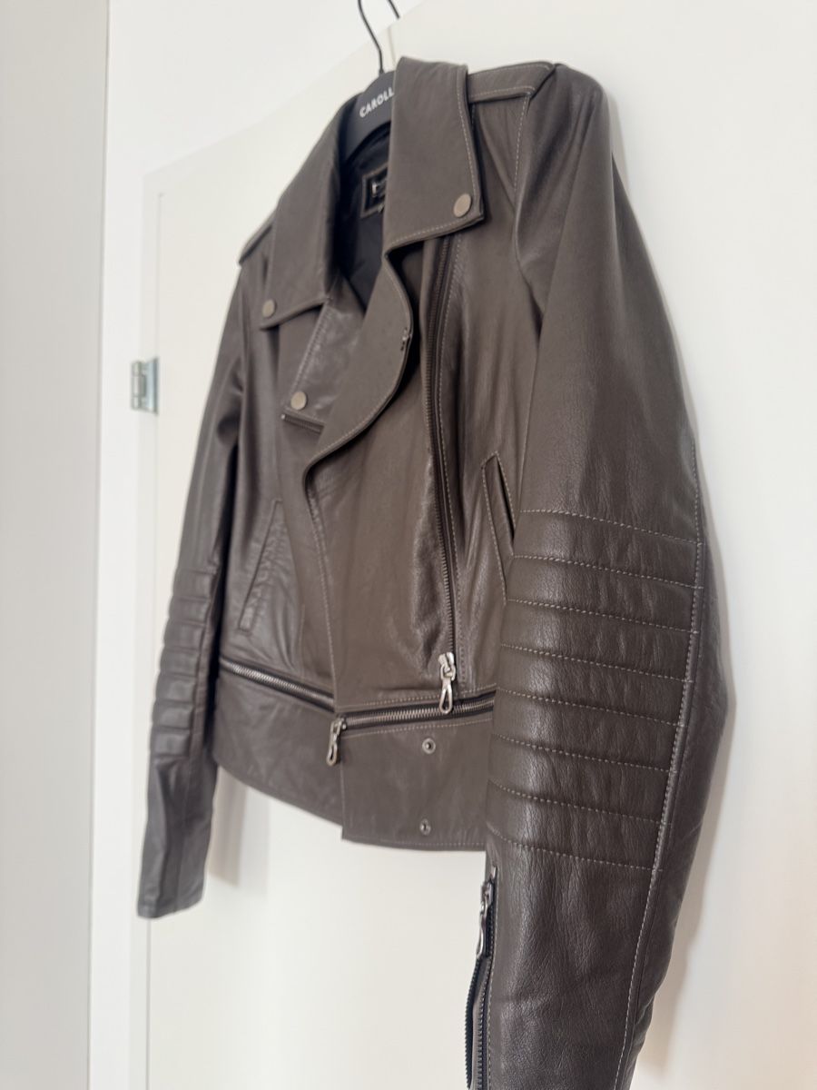 Giacche: Stylish Leather Jacket - Size S - brown like new – Nuovo (secondo la descrizione) da Altendorf venduto da Alovely