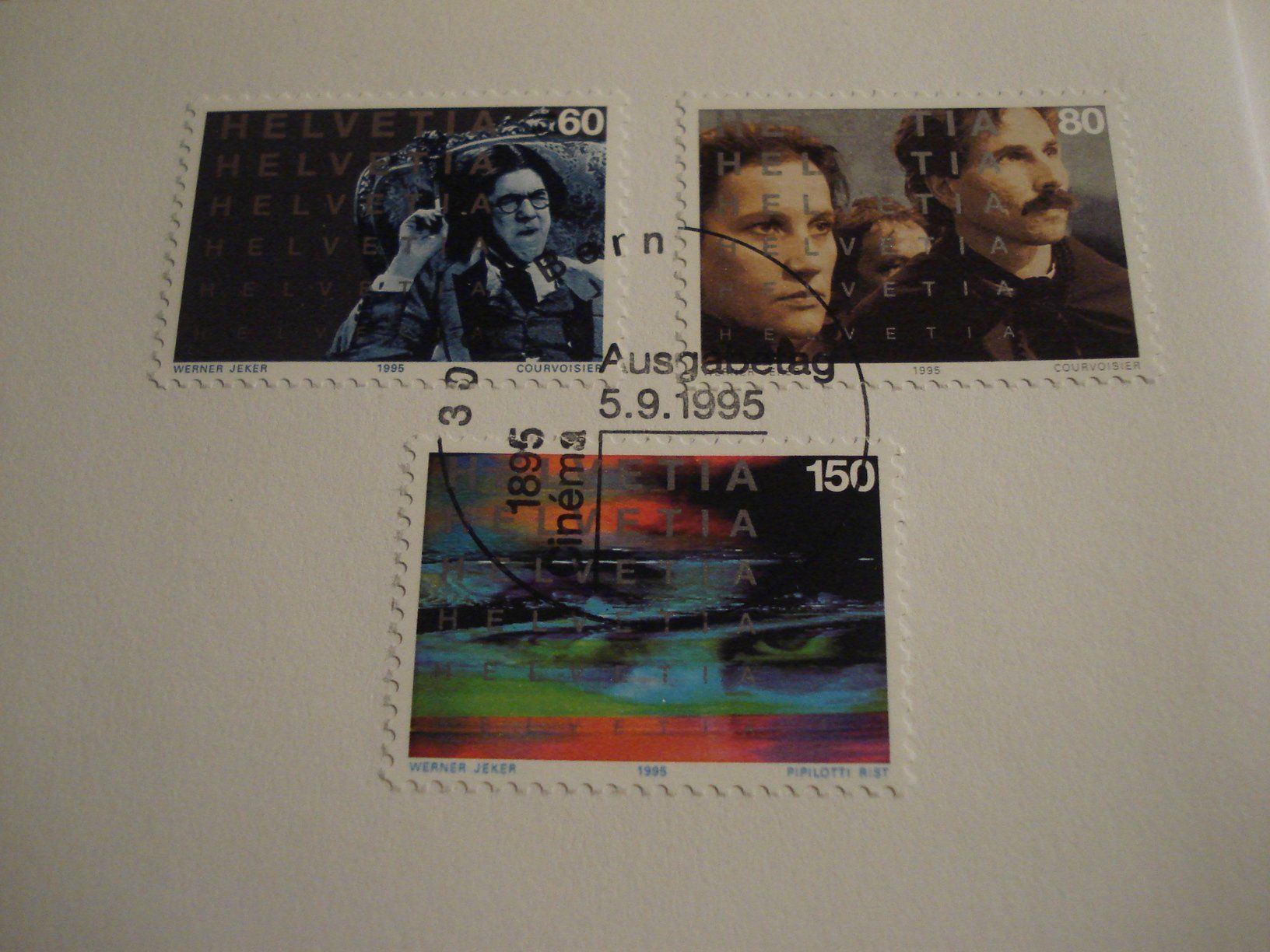 Tutti i francobolli: Sondermarken Kono, 1995, FDC Satz  + Einzel, 4 Belege – Usato da Niederwil AG venduto da morostahu