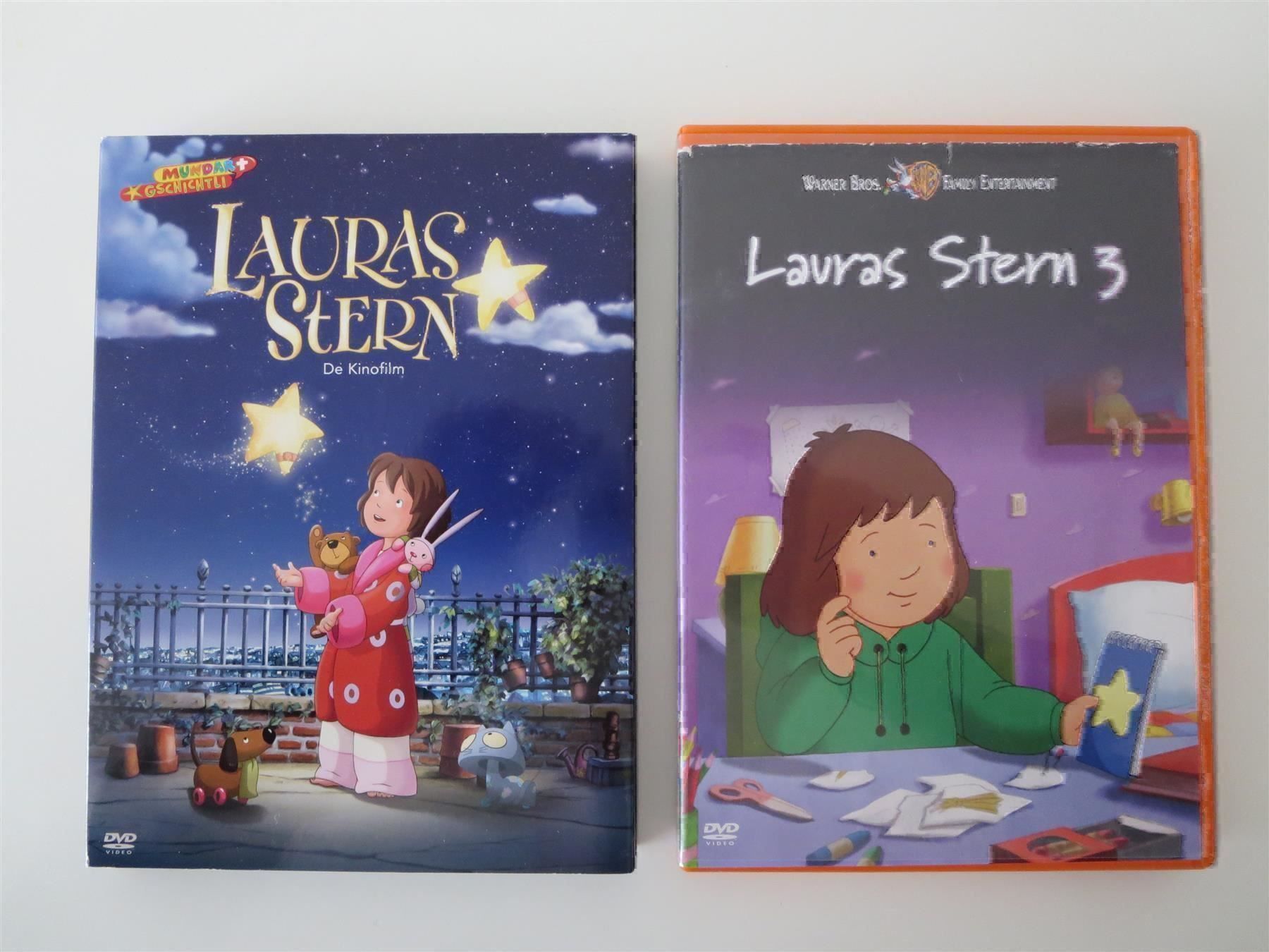 Tutti i DVDs: Lauras Stern - De Kinofilm + Volume 3 – Nuovo e nell'imballaggio originale da Zürich venduto da Lacoste06