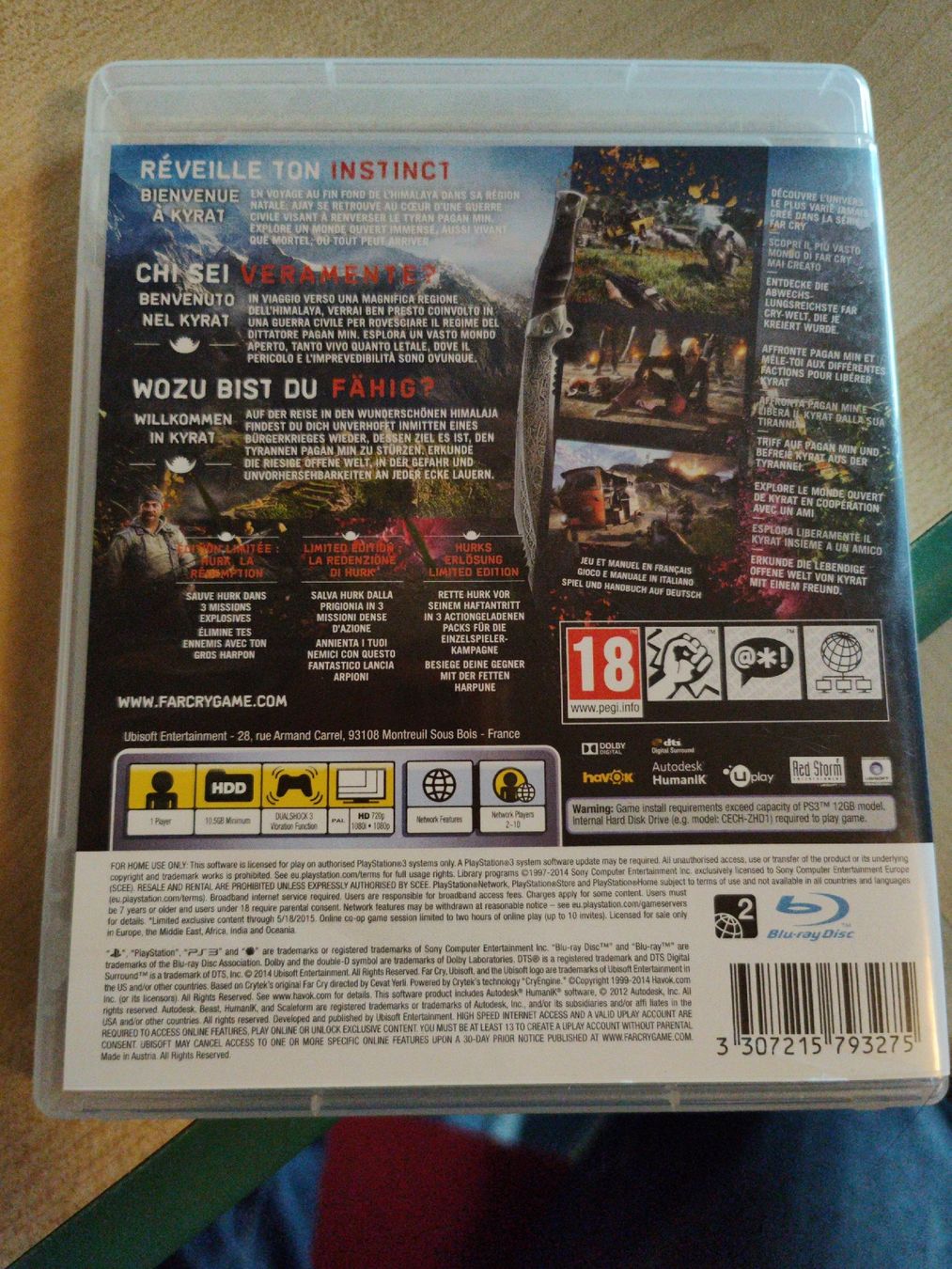 Sony Giochi: FarCry 4 Limited Edition PS3 Top Zustand – Usato da Hochdorf venduto da Reto042 1