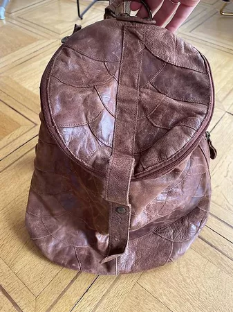 Lederrucksack, braun