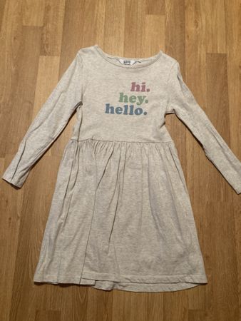 Mädchen Langarmkleid Gr. 116