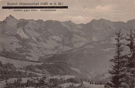 Kurort Ottenleuebad, Ausblick gegen Süden, um 1915-20